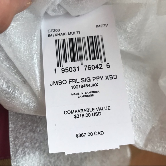 Coach Poppy Crossbody With Card Case In Signature Canvas With Jumbo Floral Print - Picture 7 of 8